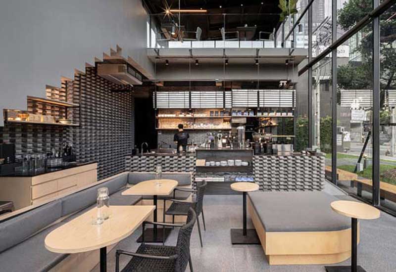 郑州100平米咖啡厅设计装修效果图
