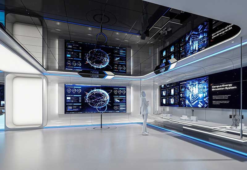 郑州科技展厅设计装修效果图